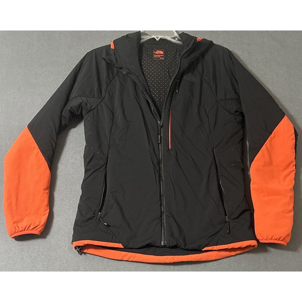 The North Face Women's Ventrix Insulated Hooded  Jacket In Black, Orange Sz M